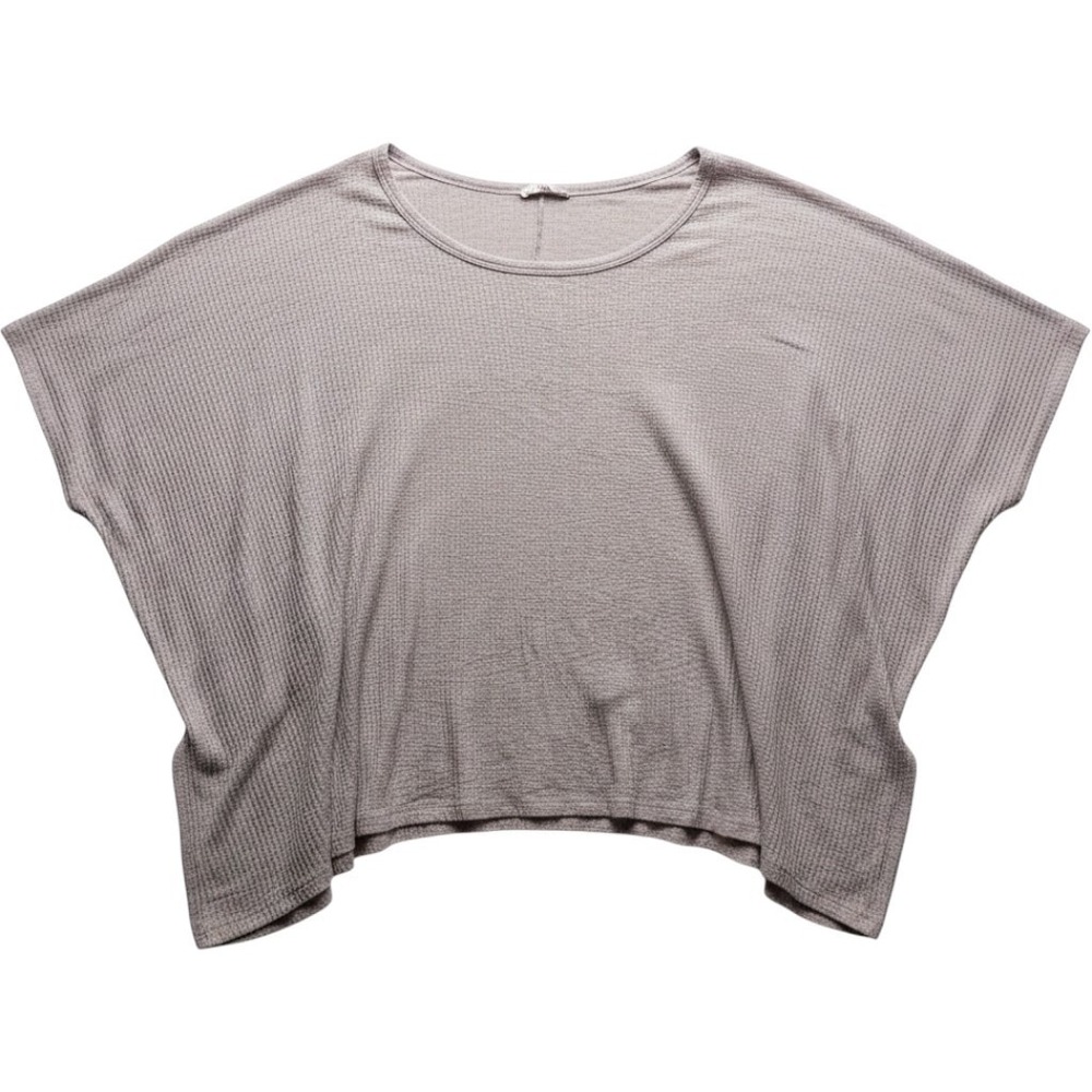 Fantastic Fawn Shirt Womens One Size Pink Scoop Neck Dolman Sleeve Knit Top